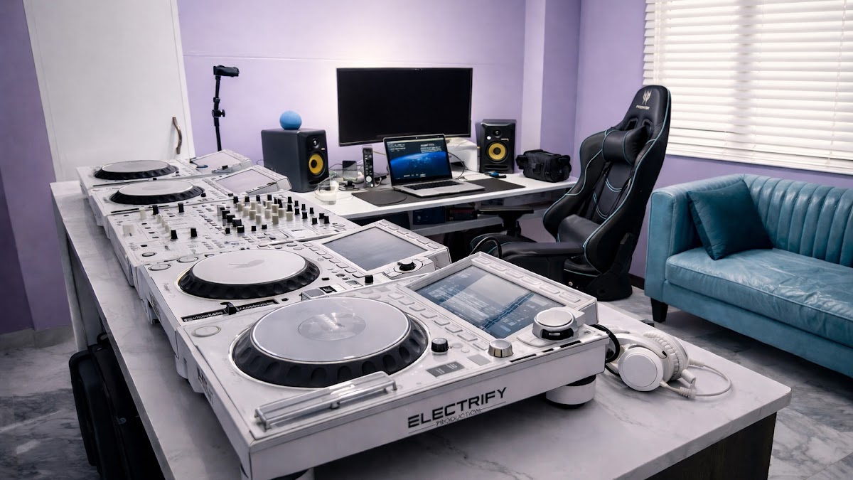 Electrify DJ Studio & Academy logo