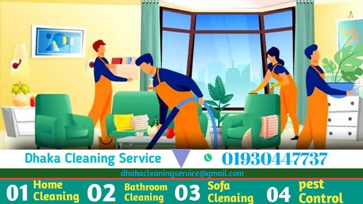 Dhaka Cleaning Service, Gulshan-Badda Link Road logo