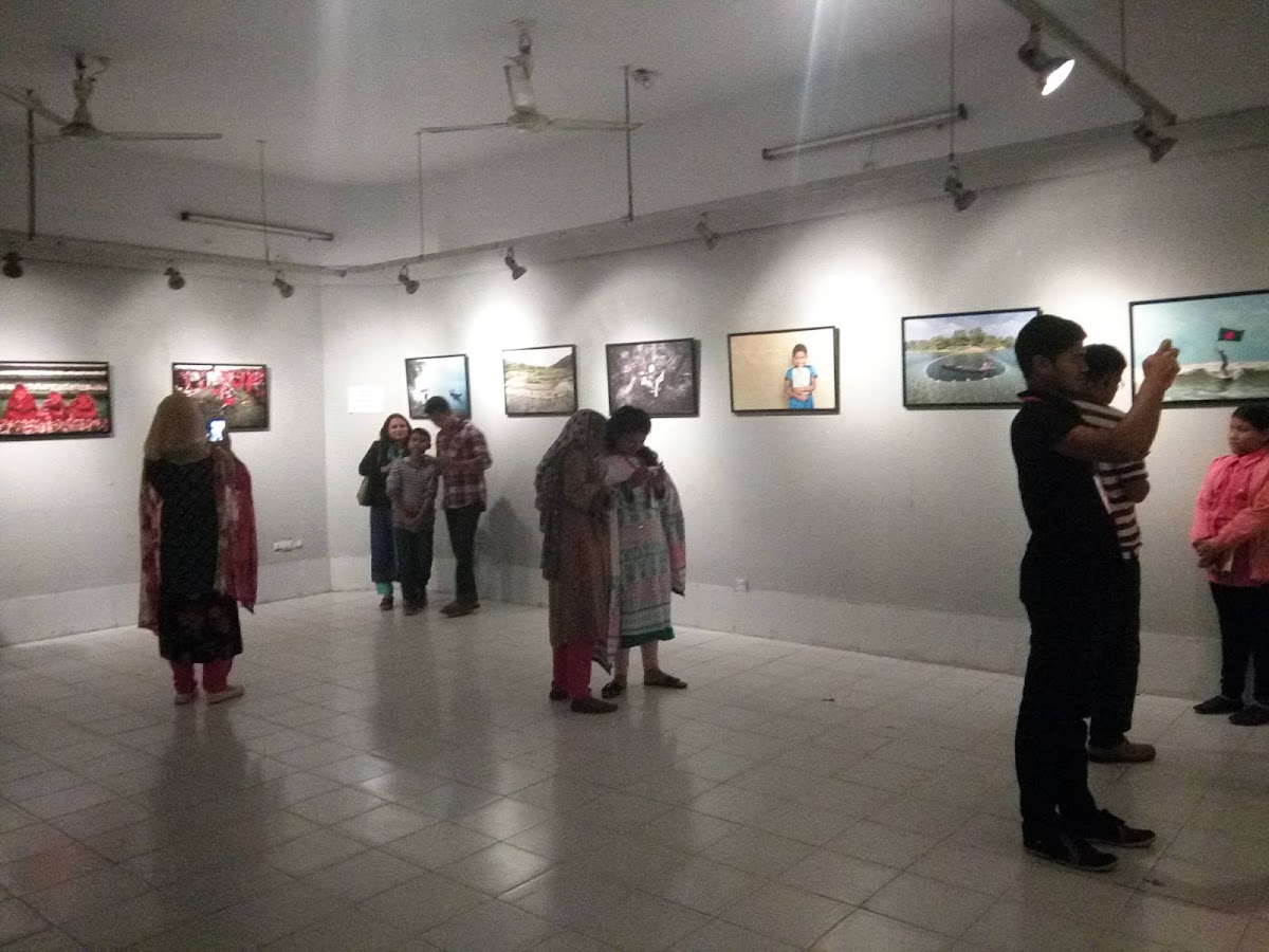 Art gallery building, Zilla Shilpakala Academy logo