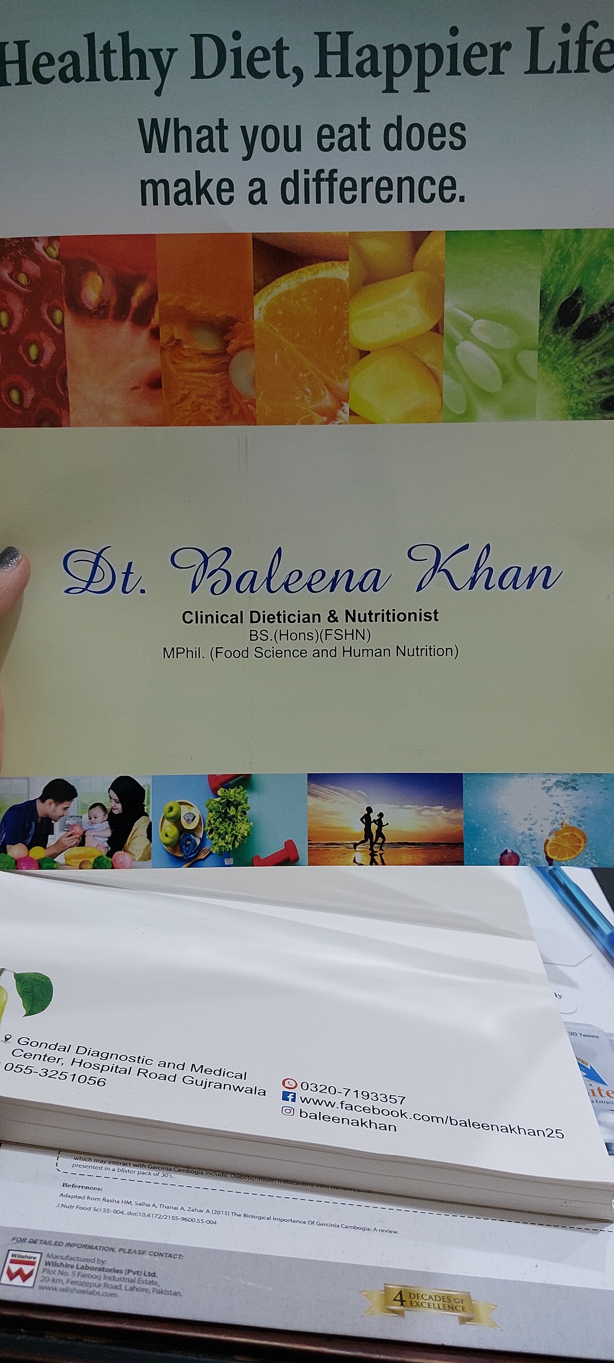 Baleena Khan Dietitian &Nutritionist logo