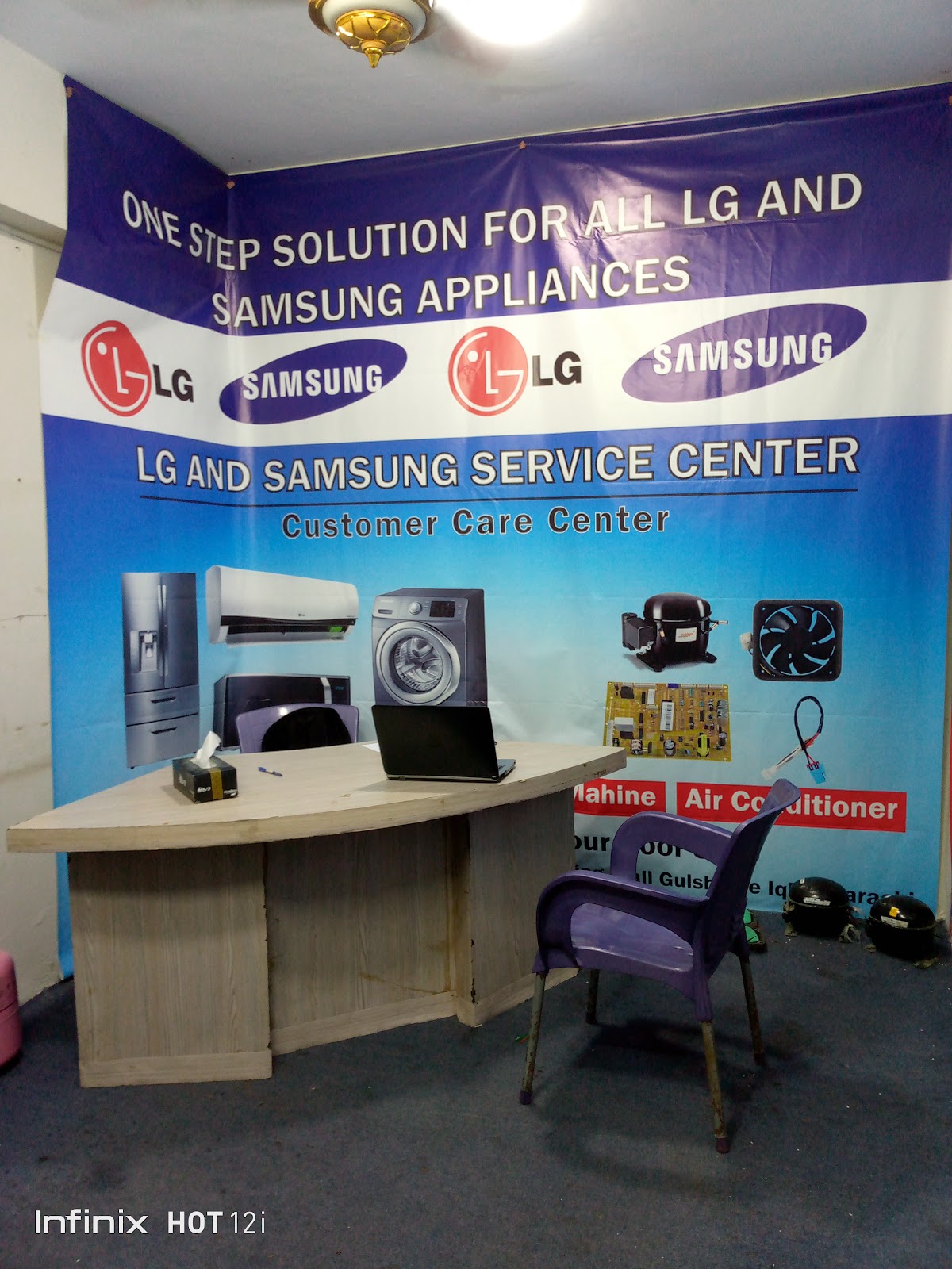 LG and Samsung Service Center logo
