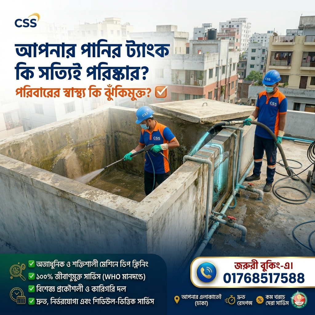 Dhaka water Tank Cleaning service logo