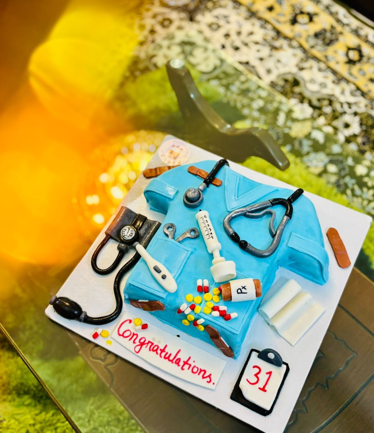 Delicious cake by zahin logo
